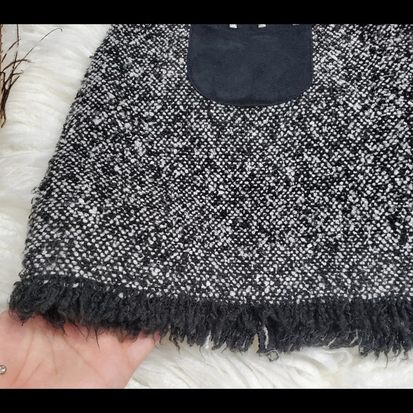 Zara Kids Tweed Fringe Hem Skirt Size: 13-14 - Picture 3 of 6